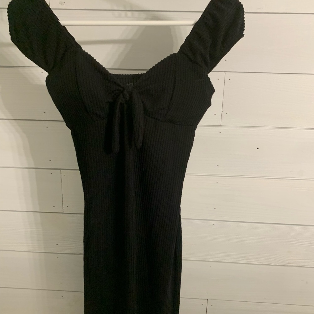 Black maxi dress! I just grew out of it! loved this dress for fancy occasions